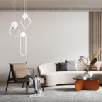 GLOBOSTAR® ILDI 61089 Μοντέρνο Κρεμαστό Φωτιστικό Οροφής LED 12W 1440lm 300° AC 220-240V IP20 Ρυθμιζόμενο Λευκό CCT με On/Off 2700K/4500K/6000K - Lumileds SMD Chip - Λευκό Ματ - Μ10 x Π2.3 x Υ38cm - 3 Χρόνια Εγγύηση - Image 11