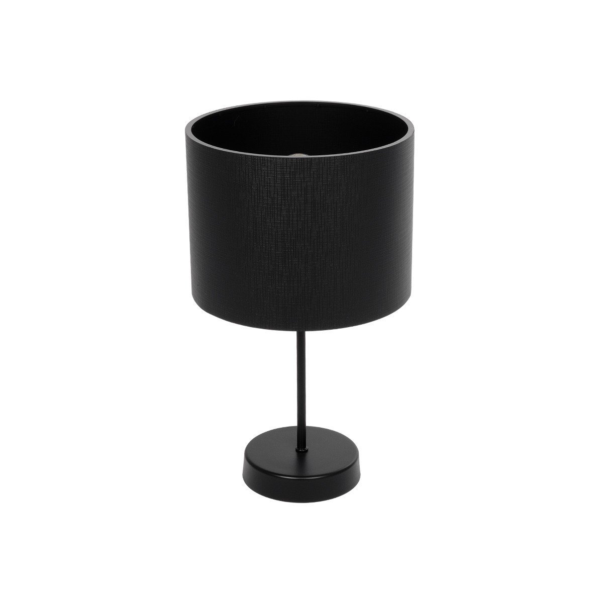 5b7c50_203_0178_0 GLOBOSTAR® WIZ 203-0178 Μοντέρνο Επιτραπέζιο Φωτιστικό Πορτατίφ με Ντουί 1 x E27 AC 220-240V IP20 - Μαύρο - Μ22 x Π22 x Υ36.5cm - Image 1