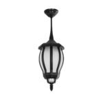 GLOBOSTAR® VERDI 203-0232 Vintage Φωτιστικό Οροφής με Ντουί 1 x E27 AC 220-240V IP44 - Μαύρο - Μ18 x Π18 x Υ33cm - Image 2