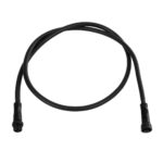 GLOBOSTAR® CONNECTOR 60958 5 Pin Καλώδιο/Επέκταση Ι 1 Μέτρου με Είσοδο 1 x Αρσενικό Βύσμα & Έξοδο 1 x Θηλυκό Βύσμα Αδιάβροχο IP68 - Μαύρο - Μ100 x Π2.5 x Υ2.5cm - Image 2