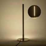 GLOBOSTAR® DALUMA 60469 Μοντέρνο Επιτραπέζιο Φωτιστικό LED 8W 880lm 200° AC 220-240V IP20 Ρυθμιζόμενο Λευκό CCT με On/Off 2700K/4500K/6000K - Lumileds SMD Chip - Χρυσό - Μ15 x Π15 x Υ46cm - 3 Χρόνια Εγγύηση - Image 9