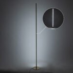 GLOBOSTAR® DALUMA 60472 Μοντέρνο Επιτραπέζιο Φωτιστικό LED 24W 2640lm 200° AC 220-240V IP20 Ρυθμιζόμενο Λευκό CCT με On/Off 2700K/4500K/6000K - Lumileds SMD Chip - Χρυσό Πλατίνα - Μ18 x Π18 x Υ160cm - 3 Χρόνια Εγγύηση - Image 10