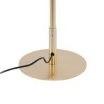 GLOBOSTAR® DALUMA 60472 Μοντέρνο Επιτραπέζιο Φωτιστικό LED 24W 2640lm 200° AC 220-240V IP20 Ρυθμιζόμενο Λευκό CCT με On/Off 2700K/4500K/6000K - Lumileds SMD Chip - Χρυσό Πλατίνα - Μ18 x Π18 x Υ160cm - 3 Χρόνια Εγγύηση - Image 6