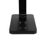 GLOBOSTAR® TEBLA 60482 Μοντέρνο Επιτραπέζιο Φωτιστικό Γραφείου με Ασύρματη Φόρτιση 5W 1A LED 5W 500lm 120° AC 220-240V IP20 Ρυθμιζόμενο Λευκό CCT με Αφή 2700K/4500K/6000K Dimmable - Bridgelux SMD Chip - Μαύρο - Μ11 x Π31 x Υ52cm - 2 Χρόνια Εγγύηση - Image 7