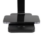 GLOBOSTAR® TEBLA 60482 Μοντέρνο Επιτραπέζιο Φωτιστικό Γραφείου με Ασύρματη Φόρτιση 5W 1A LED 5W 500lm 120° AC 220-240V IP20 Ρυθμιζόμενο Λευκό CCT με Αφή 2700K/4500K/6000K Dimmable - Bridgelux SMD Chip - Μαύρο - Μ11 x Π31 x Υ52cm - 2 Χρόνια Εγγύηση - Image 8
