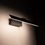 GLOBOSTAR® MIRROR 60514 Μοντέρνο Φωτιστικό Τοίχου - Απλίκα Καθρέπτη Μπάνιου LED 12W 1440lm 120° AC 220-240V IP54 Φυσικό Λευκό 4500K - Lumileds SMD Chip & TÜV SÜD Driver - Μαύρο Ματ - Μ42 x Π5 x Υ15cm - 2 Χρόνια Εγγύηση - Image 3