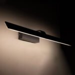 GLOBOSTAR® MIRROR 60516 Μοντέρνο Φωτιστικό Τοίχου - Απλίκα Καθρέπτη Μπάνιου LED 14W 1680lm 120° AC 220-240V IP54 Φυσικό Λευκό 4500K - Lumileds SMD Chip & TÜV SÜD Driver - Γκρι Ανθρακί Ματ - Μ58 x Π15 x Υ6cm - 2 Χρόνια Εγγύηση - Image 3