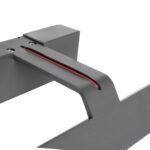 GLOBOSTAR® MIRROR 60516 Μοντέρνο Φωτιστικό Τοίχου - Απλίκα Καθρέπτη Μπάνιου LED 14W 1680lm 120° AC 220-240V IP54 Φυσικό Λευκό 4500K - Lumileds SMD Chip & TÜV SÜD Driver - Γκρι Ανθρακί Ματ - Μ58 x Π15 x Υ6cm - 2 Χρόνια Εγγύηση - Image 9