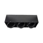 GLOBOSTAR® MAGMA 60628 Μοντέρνο Φωτιστικό Οροφής με Ντουί 3 x GU10 AC 220-240V IP20 - Μαύρο - Μ45 x Π15 x Υ13cm - Image 3