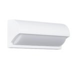GLOBOSTAR® HORIZON 60691 Μοντέρνο Φωτιστικό Τοίχου - Απλίκα LED 15W 1575lm 120° AC 220-240V Αδιάβροχο IP65 Φυσικό Λευκό 4500K - Bridgelux SMD Chip - Λευκό Ματ - Μ23.5 x Π11 x Υ10cm - 3 Χρόνια Εγγύηση - Image 2