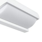 GLOBOSTAR® HORIZON 60691 Μοντέρνο Φωτιστικό Τοίχου - Απλίκα LED 15W 1575lm 120° AC 220-240V Αδιάβροχο IP65 Φυσικό Λευκό 4500K - Bridgelux SMD Chip - Λευκό Ματ - Μ23.5 x Π11 x Υ10cm - 3 Χρόνια Εγγύηση - Image 5