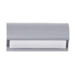 GLOBOSTAR® HORIZON 60692 Μοντέρνο Φωτιστικό Τοίχου - Απλίκα LED 15W 1575lm 120° AC 220-240V Αδιάβροχο IP65 Φυσικό Λευκό 4500K - Bridgelux SMD Chip - Γκρι Ματ - Μ23.5 x Π11 x Υ10cm - 3 Χρόνια Εγγύηση - Image 3