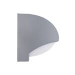 GLOBOSTAR® HORIZON 60692 Μοντέρνο Φωτιστικό Τοίχου - Απλίκα LED 15W 1575lm 120° AC 220-240V Αδιάβροχο IP65 Φυσικό Λευκό 4500K - Bridgelux SMD Chip - Γκρι Ματ - Μ23.5 x Π11 x Υ10cm - 3 Χρόνια Εγγύηση - Image 4