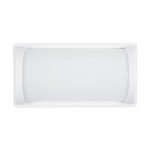 GLOBOSTAR® CELESTIAL 60694 Μοντέρνο Φωτιστικό Τοίχου - Απλίκα LED 15W 1575lm 120° AC 220-240V Αδιάβροχο IP65 Φυσικό Λευκό 4500K - Bridgelux SMD Chip - Λευκό Ματ - Μ26 x Π9 x Υ13.5cm - 3 Χρόνια Εγγύηση - Image 3