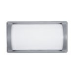 GLOBOSTAR® CELESTIAL 60695 Μοντέρνο Φωτιστικό Τοίχου - Απλίκα LED 15W 1575lm 120° AC 220-240V Αδιάβροχο IP65 Φυσικό Λευκό 4500K - Bridgelux SMD Chip - Γκρι Ματ - Μ26 x Π9 x Υ13.5cm - 3 Χρόνια Εγγύηση - Image 3
