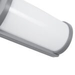 GLOBOSTAR® CELESTIAL 60695 Μοντέρνο Φωτιστικό Τοίχου - Απλίκα LED 15W 1575lm 120° AC 220-240V Αδιάβροχο IP65 Φυσικό Λευκό 4500K - Bridgelux SMD Chip - Γκρι Ματ - Μ26 x Π9 x Υ13.5cm - 3 Χρόνια Εγγύηση - Image 5