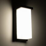 GLOBOSTAR® LOFT 60758 Μοντέρνο Φωτιστικό Τοίχου - Απλίκα LED 18W 1890lm 120° AC 220-240V Αδιάβροχο IP65 Φυσικό Λευκό 4500K - Bridgelux SMD Chip - Μαύρο Ματ - Μ24.5 x Π11 x Υ9.5cm - 3 Χρόνια Εγγύηση - Image 7