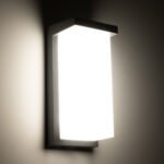 GLOBOSTAR® LOFT 60759 Μοντέρνο Φωτιστικό Τοίχου - Απλίκα LED 18W 1890lm 120° AC 220-240V Αδιάβροχο IP65 Φυσικό Λευκό 4500K - Bridgelux SMD Chip - Γκρι Ματ - Μ24.5 x Π11 x Υ9.5cm - 3 Χρόνια Εγγύηση - Image 7