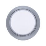 GLOBOSTAR® NEXUS 60762 Μοντέρνο Φωτιστικό Τοίχου - Απλίκα LED 10W 1050lm 120° AC 220-240V Αδιάβροχο IP65 Φυσικό Λευκό 4500K - Bridgelux SMD Chip - Γκρι - Μ17 x Π17 x Υ9cm - 3 Χρόνια Εγγύηση - Image 3