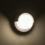 GLOBOSTAR® APEX 60765 Μοντέρνο Φωτιστικό Τοίχου - Απλίκα LED 10W 1050lm 120° AC 220-240V Αδιάβροχο IP65 Φυσικό Λευκό 4500K - Bridgelux SMD Chip - Γκρι - Μ17 x Π17 x Υ9cm - 3 Χρόνια Εγγύηση - Image 7