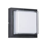 GLOBOSTAR® NEXUS 60767 Μοντέρνο Φωτιστικό Τοίχου - Απλίκα LED 10W 1050lm 120° AC 220-240V Αδιάβροχο IP65 Φυσικό Λευκό 4500K - Bridgelux SMD Chip - Μαύρο Ματ - Μ17 x Π17 x Υ9cm - 3 Χρόνια Εγγύηση - Image 2