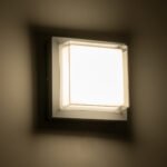 GLOBOSTAR® NEXUS 60768 Μοντέρνο Φωτιστικό Τοίχου - Απλίκα LED 10W 1050lm 120° AC 220-240V Αδιάβροχο IP65 Φυσικό Λευκό 4500K - Bridgelux SMD Chip - Γκρι - Μ17 x Π17 x Υ9cm - 3 Χρόνια Εγγύηση - Image 7