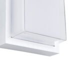 GLOBOSTAR® NEXUS 60769 Μοντέρνο Φωτιστικό Τοίχου - Απλίκα LED 10W 1050lm 120° AC 220-240V Αδιάβροχο IP65 Φυσικό Λευκό 4500K - Bridgelux SMD Chip - Λευκό Ματ - Μ17 x Π17 x Υ9cm - 3 Χρόνια Εγγύηση - Image 5