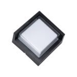 GLOBOSTAR® APEX 60770 Μοντέρνο Φωτιστικό Τοίχου - Απλίκα LED 10W 1050lm 120° AC 220-240V Αδιάβροχο IP65 Φυσικό Λευκό 4500K - Bridgelux SMD Chip - Μαύρο Ματ - Μ17 x Π17 x Υ9cm - 3 Χρόνια Εγγύηση - Image 2