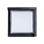 GLOBOSTAR® APEX 60770 Μοντέρνο Φωτιστικό Τοίχου - Απλίκα LED 10W 1050lm 120° AC 220-240V Αδιάβροχο IP65 Φυσικό Λευκό 4500K - Bridgelux SMD Chip - Μαύρο Ματ - Μ17 x Π17 x Υ9cm - 3 Χρόνια Εγγύηση - Image 4