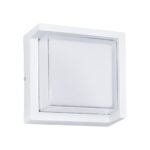 GLOBOSTAR® APEX 60772 Μοντέρνο Φωτιστικό Τοίχου - Απλίκα LED 10W 1050lm 120° AC 220-240V Αδιάβροχο IP65 Φυσικό Λευκό 4500K - Bridgelux SMD Chip - Λευκό Ματ - Μ17 x Π17 x Υ9cm - 3 Χρόνια Εγγύηση - Image 3