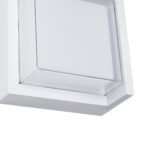 GLOBOSTAR® APEX 60772 Μοντέρνο Φωτιστικό Τοίχου - Απλίκα LED 10W 1050lm 120° AC 220-240V Αδιάβροχο IP65 Φυσικό Λευκό 4500K - Bridgelux SMD Chip - Λευκό Ματ - Μ17 x Π17 x Υ9cm - 3 Χρόνια Εγγύηση - Image 6