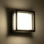 GLOBOSTAR® MAJESTIC 60773 Μοντέρνο Φωτιστικό Τοίχου - Απλίκα LED 10W 1050lm 120° AC 220-240V Αδιάβροχο IP65 Φυσικό Λευκό 4500K - Bridgelux SMD Chip - Μαύρο Ματ - Μ17 x Π17 x Υ9cm - 3 Χρόνια Εγγύηση - Image 7