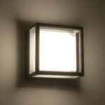 GLOBOSTAR® MAJESTIC 60774 Μοντέρνο Φωτιστικό Τοίχου - Απλίκα LED 10W 1050lm 120° AC 220-240V Αδιάβροχο IP65 Φυσικό Λευκό 4500K - Bridgelux SMD Chip - Γκρι - Μ17 x Π17 x Υ9cm - 3 Χρόνια Εγγύηση - Image 7