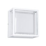 GLOBOSTAR® MAJESTIC 60775 Μοντέρνο Φωτιστικό Τοίχου - Απλίκα LED 10W 1050lm 120° AC 220-240V Αδιάβροχο IP65 Φυσικό Λευκό 4500K - Bridgelux SMD Chip - Λευκό Ματ - Μ17 x Π17 x Υ9cm - 3 Χρόνια Εγγύηση - Image 2
