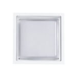 GLOBOSTAR® MAJESTIC 60775 Μοντέρνο Φωτιστικό Τοίχου - Απλίκα LED 10W 1050lm 120° AC 220-240V Αδιάβροχο IP65 Φυσικό Λευκό 4500K - Bridgelux SMD Chip - Λευκό Ματ - Μ17 x Π17 x Υ9cm - 3 Χρόνια Εγγύηση - Image 3