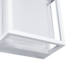 GLOBOSTAR® MAJESTIC 60775 Μοντέρνο Φωτιστικό Τοίχου - Απλίκα LED 10W 1050lm 120° AC 220-240V Αδιάβροχο IP65 Φυσικό Λευκό 4500K - Bridgelux SMD Chip - Λευκό Ματ - Μ17 x Π17 x Υ9cm - 3 Χρόνια Εγγύηση - Image 5