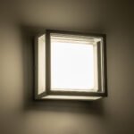 GLOBOSTAR® MAJESTIC 60775 Μοντέρνο Φωτιστικό Τοίχου - Απλίκα LED 10W 1050lm 120° AC 220-240V Αδιάβροχο IP65 Φυσικό Λευκό 4500K - Bridgelux SMD Chip - Λευκό Ματ - Μ17 x Π17 x Υ9cm - 3 Χρόνια Εγγύηση - Image 7