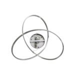 GLOBOSTAR® DEXTER 60915 Μοντέρνο Κρεμαστό Φωτιστικό Οροφής LED 90W 10080lm 300° AC 220-240V IP20 Ρυθμιζόμενο Λευκό CCT με Χειριστήριο από 2700K έως 6000K Dimmable - Lumileds SMD Chip - Νίκελ Βούρτσας - Μ73 x Π73 x Υ16cm - 3 Χρόνια Εγγύηση - Image 7