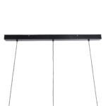 GLOBOSTAR® ZANE 60936 Μοντέρνο Κρεμαστό Φωτιστικό Οροφής LED 54W 6048lm 120° AC 220-240V IP20 Ρυθμιζόμενο Λευκό CCT με Χειριστήριο από 2700K έως 6000K Dimmable - Lumileds SMD Chip - Μαύρο Ματ & Χρυσό - Μ80 x Π15 x Υ20cm - 3 Χρόνια Εγγύηση - Image 9