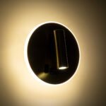 GLOBOSTAR® LADY-R 60940 Μοντέρνο Φωτιστικό Τοίχου - Απλίκα Ξενοδοχείου Reading Light με Φορτιστή USB 3A LED 6W 600lm 36° & 360° AC 220-240V IP20 Φυσικό Λευκό 4500K - Bridgelux COB Chip & TÜV SÜD Driver - Χρυσό Βούρτσας - Μ15 x Π15 x Υ17cm - 3 Χρόνια Εγγύηση - Image 9