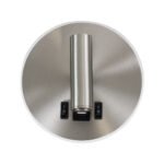 GLOBOSTAR® LADY-R 60941 Μοντέρνο Φωτιστικό Τοίχου - Απλίκα Ξενοδοχείου Reading Light με Φορτιστή USB 3A LED 6W 600lm 36° & 360° AC 220-240V IP20 Φυσικό Λευκό 4500K - Bridgelux COB Chip & TÜV SÜD Driver - Νίκελ Βούρτσας - Μ15 x Π15 x Υ17cm - 3 Χρόνια Εγγύηση - Image 4