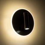 GLOBOSTAR® LADY-R 60941 Μοντέρνο Φωτιστικό Τοίχου - Απλίκα Ξενοδοχείου Reading Light με Φορτιστή USB 3A LED 6W 600lm 36° & 360° AC 220-240V IP20 Φυσικό Λευκό 4500K - Bridgelux COB Chip & TÜV SÜD Driver - Νίκελ Βούρτσας - Μ15 x Π15 x Υ17cm - 3 Χρόνια Εγγύηση - Image 9