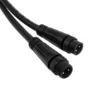 GLOBOSTAR® CONNECTOR 60954 2 Pin Καλώδιο/Επέκταση Τ 1 Μέτρου με Είσοδο 1 x Αρσενικό Βύσμα & Έξοδο 2 x Θηλυκά Βύσματα Αδιάβροχο IP68 - Μαύρο - Μ100 x Π2 x Υ2cm - Image 3