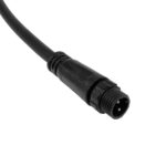 GLOBOSTAR® CONNECTOR 60955 2 Pin Καλώδιο/Επέκταση Ι 1 Μέτρου με Είσοδο 1 x Αρσενικό Βύσμα & Έξοδο 1 x Θηλυκό Βύσμα Αδιάβροχο IP68 - Μαύρο - Μ100 x Π2 x Υ2cm - Image 3