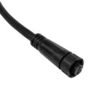 GLOBOSTAR® CONNECTOR 60955 2 Pin Καλώδιο/Επέκταση Ι 1 Μέτρου με Είσοδο 1 x Αρσενικό Βύσμα & Έξοδο 1 x Θηλυκό Βύσμα Αδιάβροχο IP68 - Μαύρο - Μ100 x Π2 x Υ2cm - Image 4