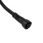 GLOBOSTAR® CONNECTOR 60957 5 Pin Καλώδιο/Επέκταση Τ 1 Μέτρου με Είσοδο 1 x Αρσενικό Βύσμα & Έξοδο 2 x Θηλυκά Βύσματα Αδιάβροχο IP68 - Μαύρο - Μ100 x Π2.5 x Υ2.5cm - Image 4