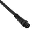 GLOBOSTAR® CONNECTOR 60958 5 Pin Καλώδιο/Επέκταση Ι 1 Μέτρου με Είσοδο 1 x Αρσενικό Βύσμα & Έξοδο 1 x Θηλυκό Βύσμα Αδιάβροχο IP68 - Μαύρο - Μ100 x Π2.5 x Υ2.5cm - Image 3