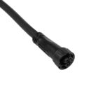 GLOBOSTAR® CONNECTOR 60958 5 Pin Καλώδιο/Επέκταση Ι 1 Μέτρου με Είσοδο 1 x Αρσενικό Βύσμα & Έξοδο 1 x Θηλυκό Βύσμα Αδιάβροχο IP68 - Μαύρο - Μ100 x Π2.5 x Υ2.5cm - Image 4