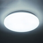 GLOBOSTAR® CELANO 61008 Φωτιστικό Πλαφονιέρα Οροφής LED 30W 3000lm 120° AC 220-240V Αδιάβροχο IP54 Ψυχρό Λευκό 6000K - Lumileds SMD Chip - Λευκό Γαλακτερό - Μ33 x Π33 x Υ6cm - 3 Χρόνια Εγγύηση - Image 9