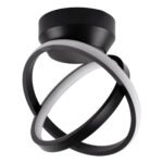 GLOBOSTAR® AMELIA 61052 Μοντέρνο Φωτιστικό Οροφής LED 20W 2400lm 300° AC 220-240V IP20 Ρυθμιζόμενο Λευκό CCT με On/Off 2700K/4500K/6000K - Lumileds SMD Chip - Μαύρο Ματ - Μ24.5 x Π16 x Υ25cm - 3 Χρόνια Εγγύηση - Image 4